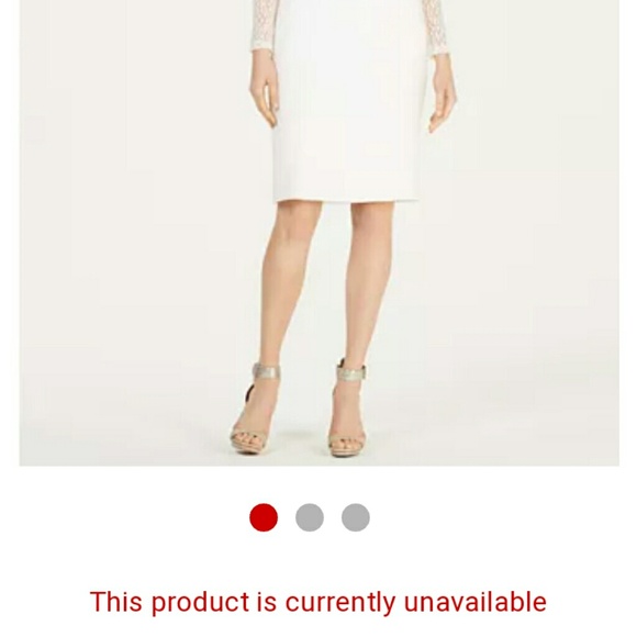 NWT White Calvin Klein Bodycon Mesh Lace MiniDress - Picture 5 of 8